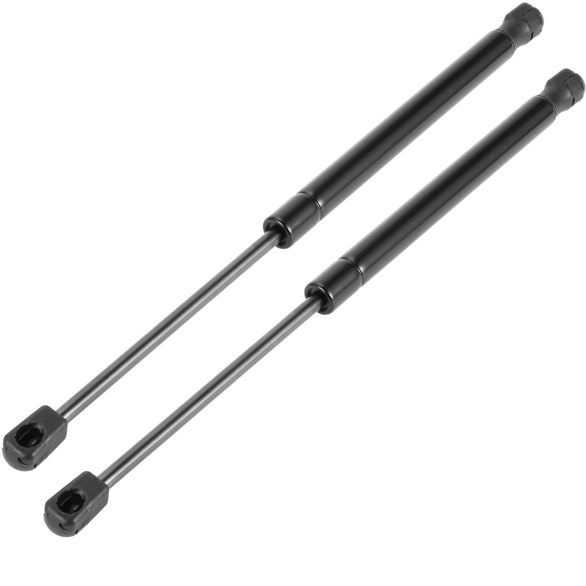Dailygoods- Gasveer Voorste Motorkovel - Koolstofstaal - Zwart - Set van 2 - Eenvoudig te installeren - Geschikt voor Hyundai Santa Fe 2013-2018 - Steun