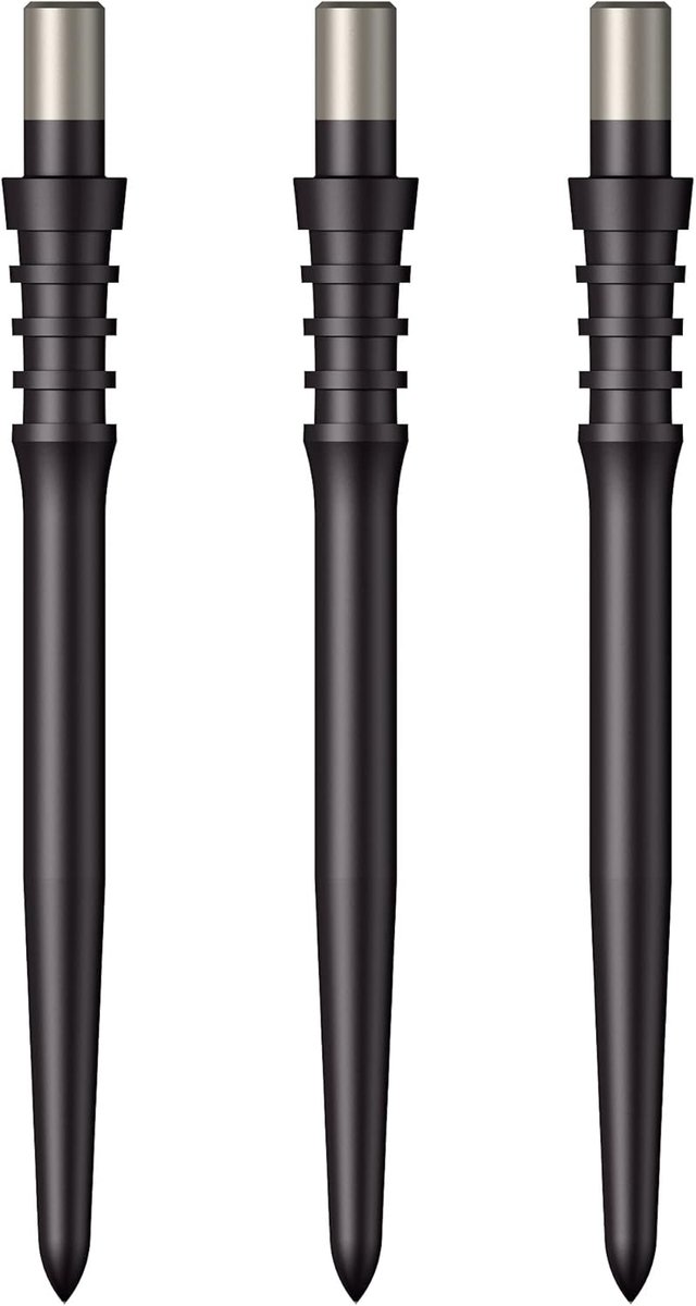 Dartpijlen Set - Professionele Pijlen - Precisie Werpen - Titan Grip Technologie - 32 mm - Zwart