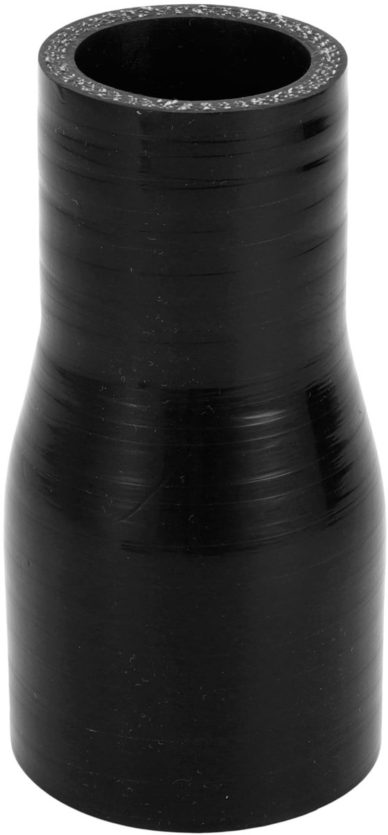 Dailygoods- Silicone Slang 4-Laags - Binnendiameter 32mm/45mm - Lengte 100mm - Dikte 5mm - Zwart - Bestand tegen hoge temperaturen - Koelslang