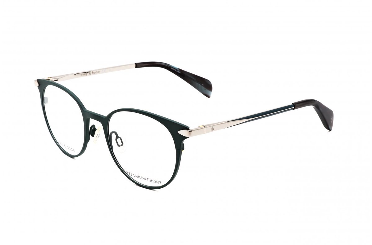 Rag & Bone RNB3011 Matt blue palladium matt blue 48/19/140 WOMAN Brilmonturen