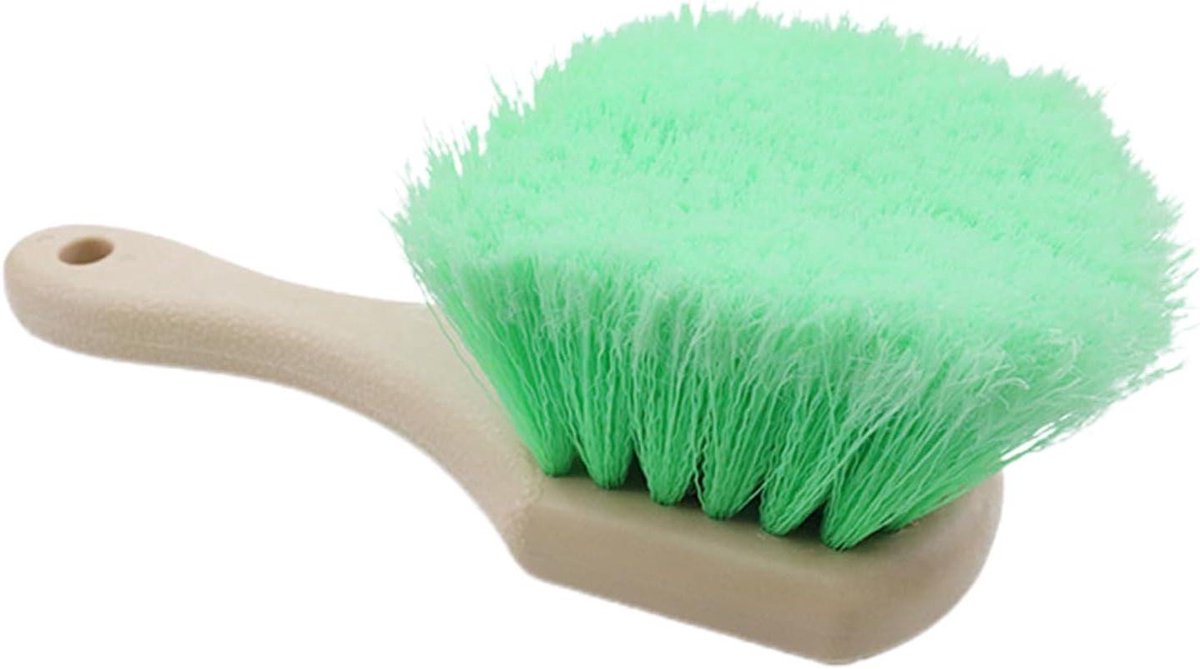 Auto Wiel Borstel - Velg Reiniger - Auto Onderhoud - Antislip Grip - 23 cm - Groen