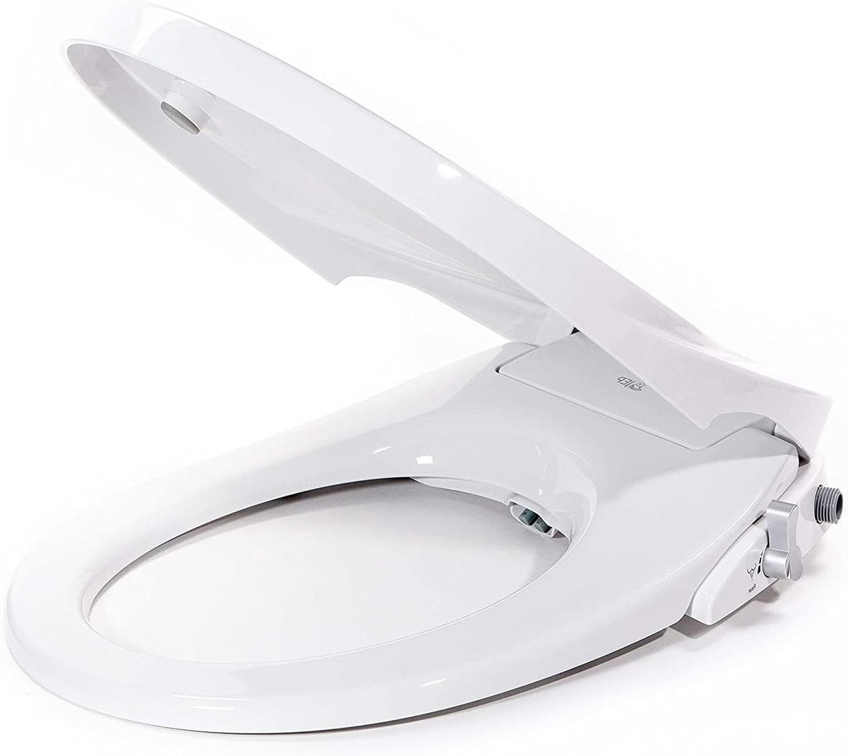 Bidet Toiletbril - Douche WC - Persoonlijke Hygiëne - Dubbele Reinigingssproeiers - V-Vorm - Wit