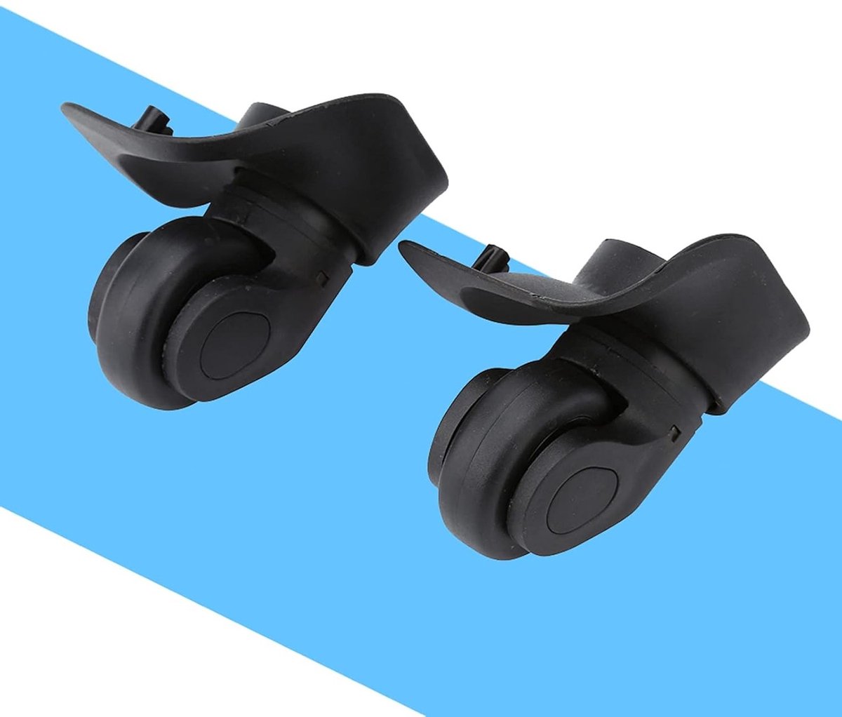 Vervangwielen voor Grote Koffers, Set van 2 Stuk, Duurzame PVC Kofferwielen voor Luggage Accessoires