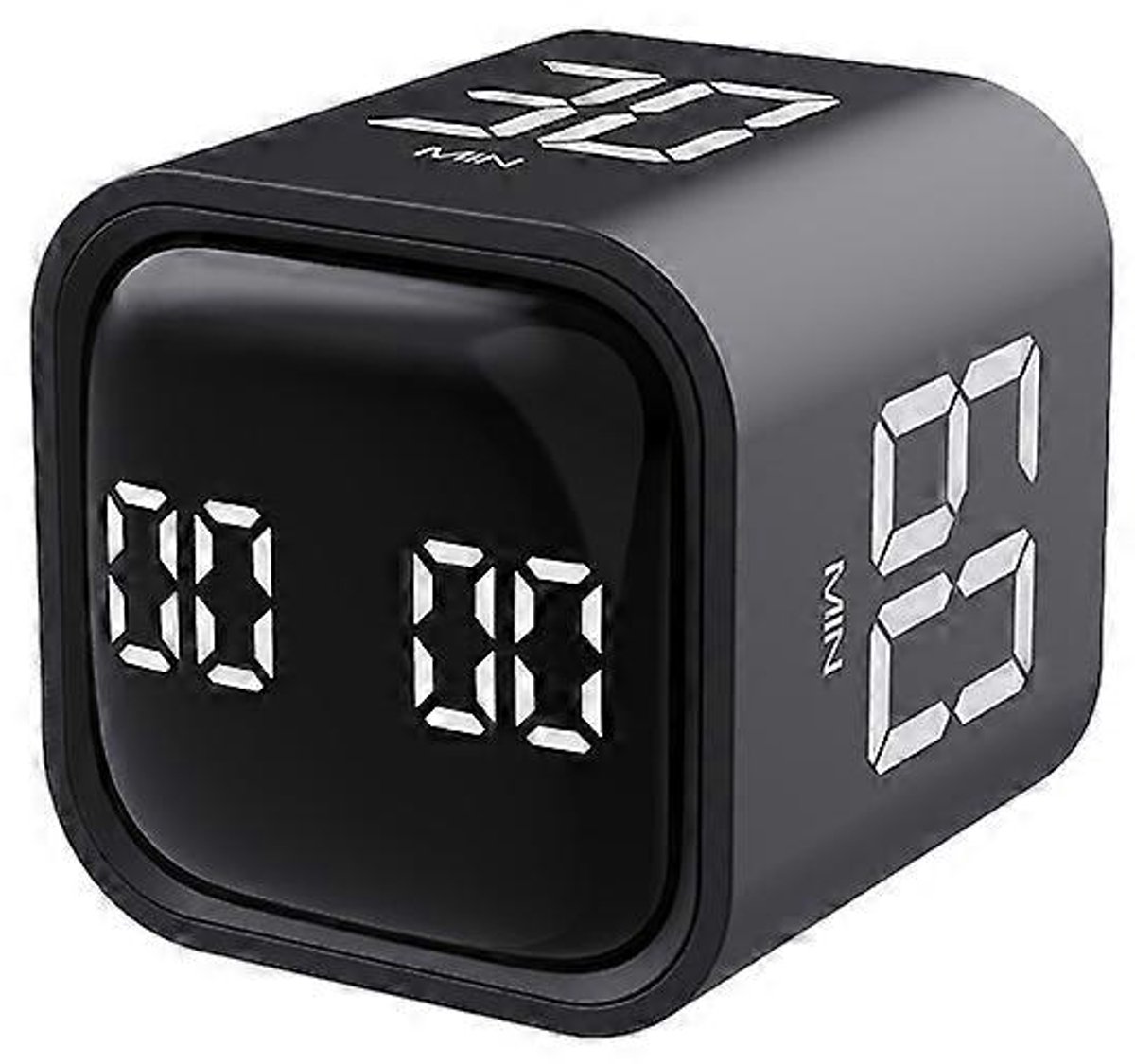 Zwaartekrachtkubustimer, rotatietimer, keukentimer, zwaartekrachtsensor, omdraaien.