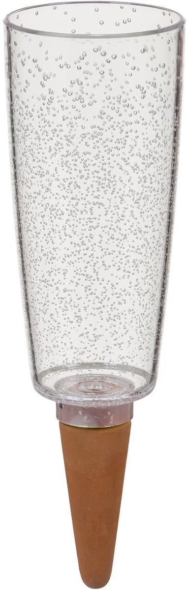Scheurich 58870 Copa XXL, waterdispenser van kunststof en kleikegel, TRANSPARANT HELDER, 32 cm hoog, 1,0 vol., 13 x 13 x 37 cm