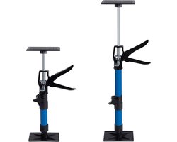 Telescopische Steunbalk - Plafondbeugel - Montagesysteem - 30-59 cm - Antislip - Uittrekbare Stang - Deurtensioner met 40 kg Draagcapaciteit - Voor Plafondmontage - Gipsplaat - Kastmontage