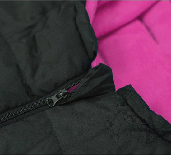 Voetenzak Kinderwagen - Baby slaapzak - Kinderwagen warm houden - Afneembare voorkant - 40 x 30 x 12 cm - Roze — afbeelding 2