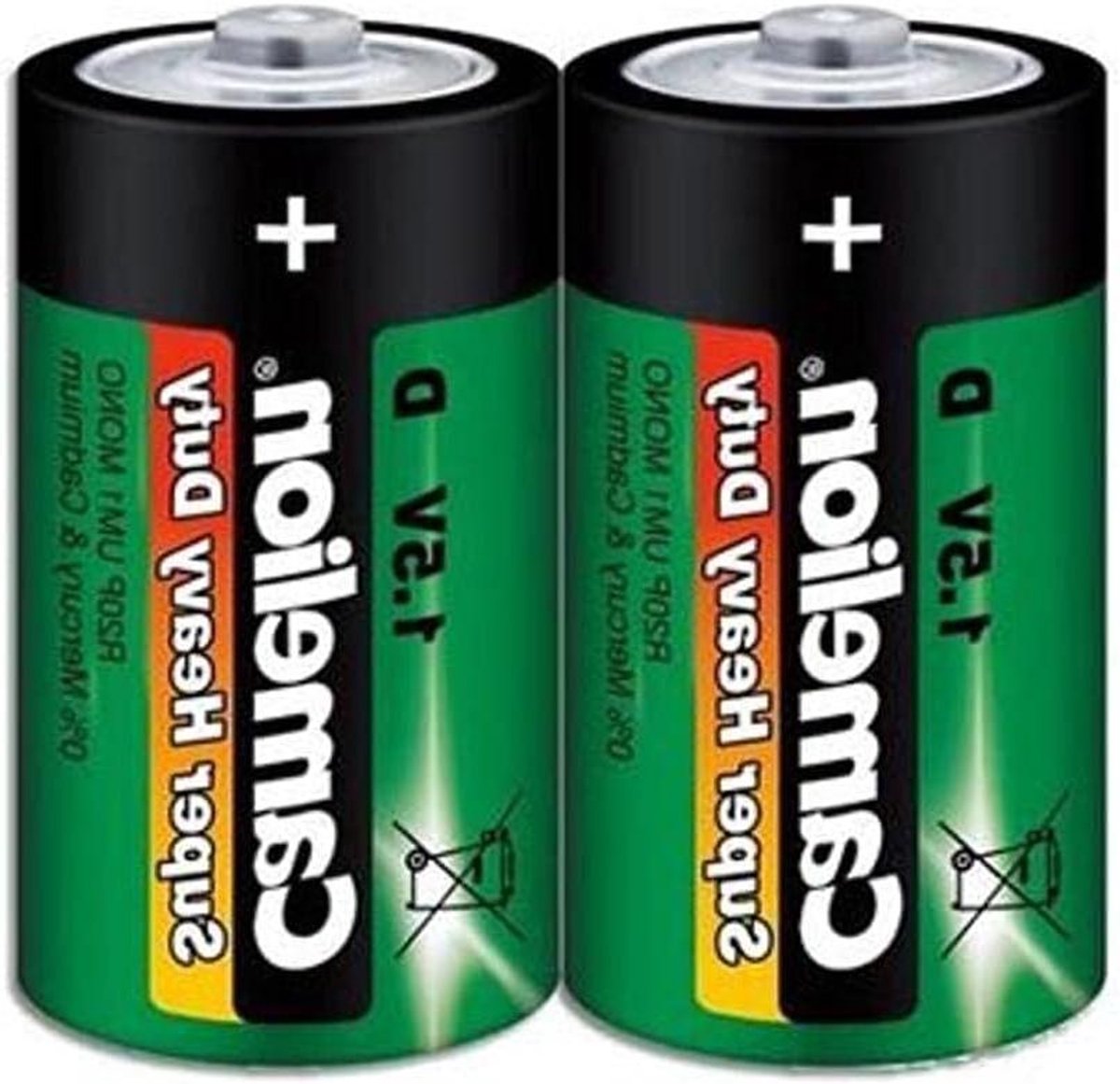 Super Heavy Duty Batterijen - Zink Kool Batterijen - Energiezuinige Stroom - Verbeterde Lekveiligheid - 2 stuks - Niet gespecificeerd