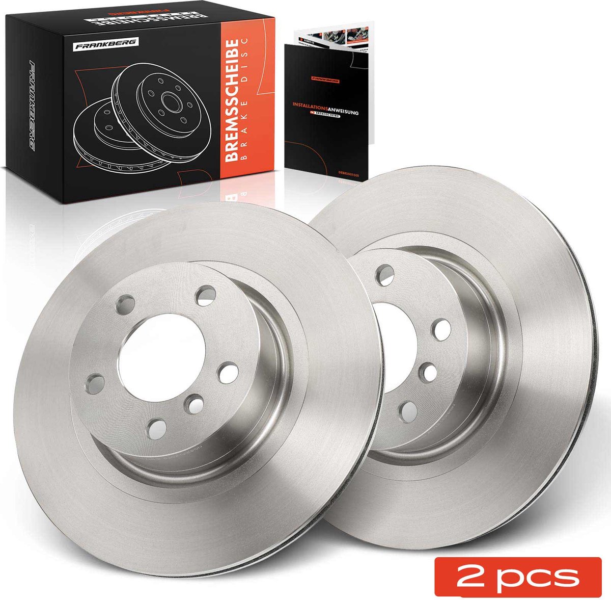 Frankberg 2x Remschijven Achteras voor BMW X3 F25 X4 F26 16L