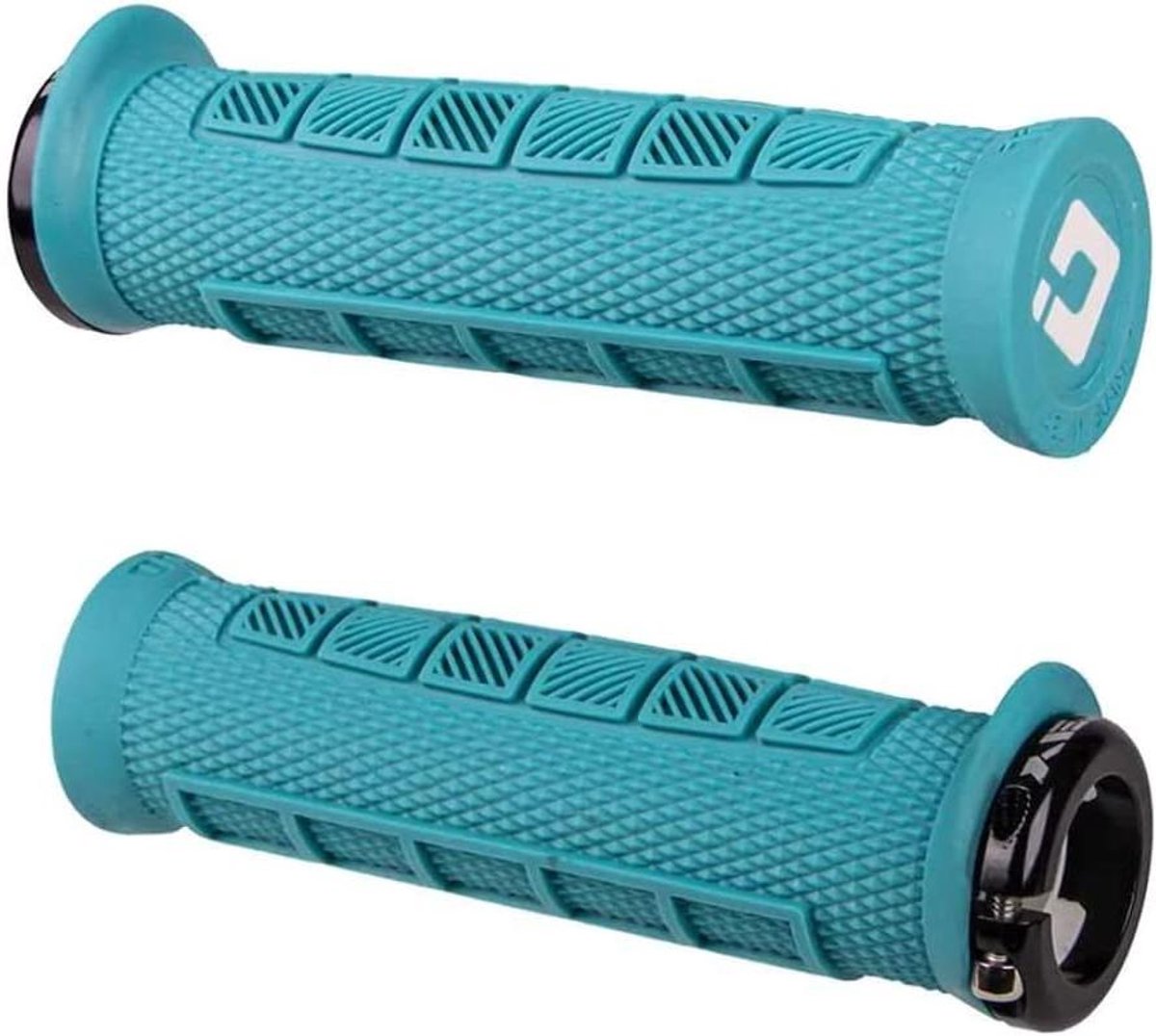 MTB Handgrepen - Fietsgrepen Stuur - Comfortabel Fietsen - Lock On Systeem - 130mm - Oranje Blauw Groen Grijs Rood Zwart