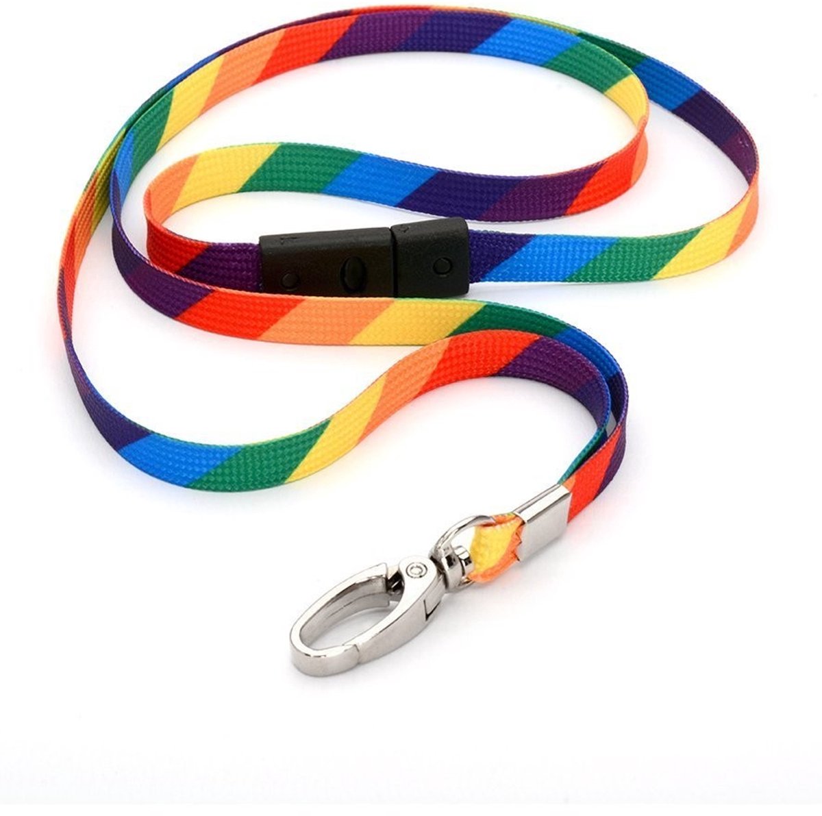 Golden crown - ID Kaarthouder - Veiligheidssluiting - Multicolor - Lanyards - Ideaal voor ID, Sleutels en Toegangskaarten - 10 Stuks