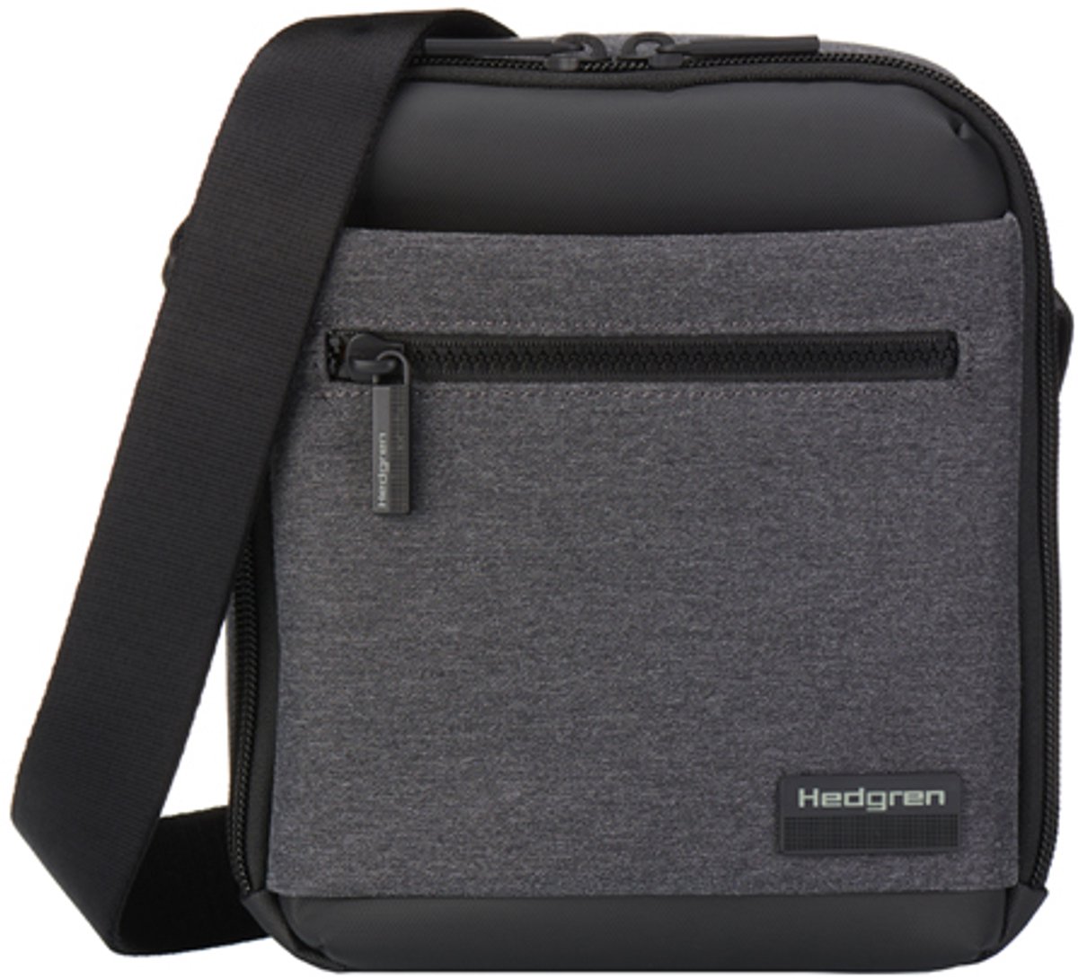Hedgren APP verticale crossbodytas 7 inch met RFID – waterafstotend – compact & business Stylish Grey