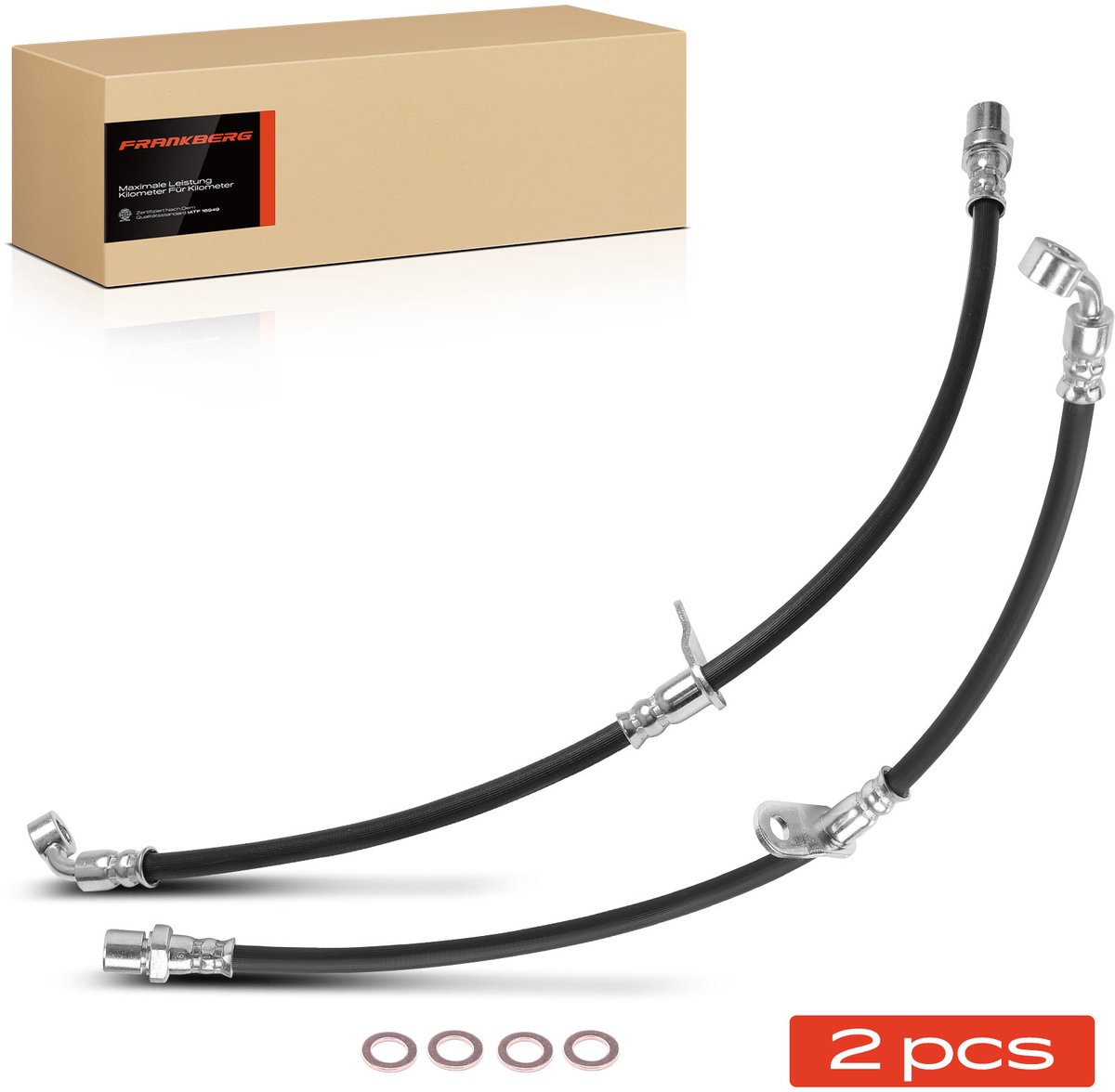 Frankberg 2x remslang achter links/rechts voor Subaru
