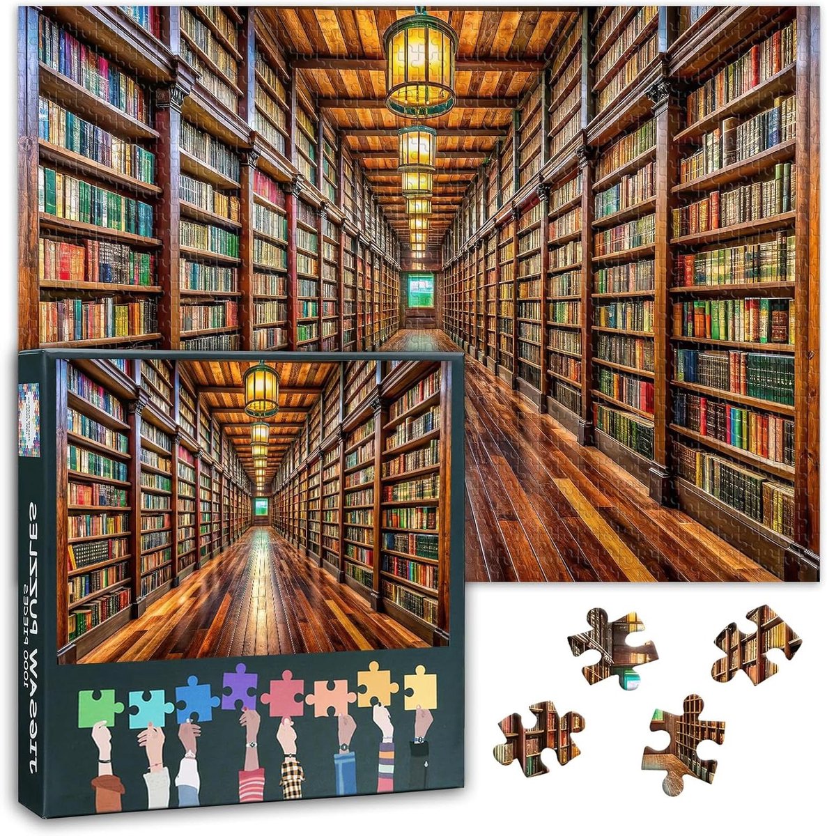 Legpuzzel 1000 stukjes - Puzzel volwassenen - Ontspannen tijdverdrijf - Gedetailleerd ontwerp - 70 x 50 cm - Meerdere kleuren