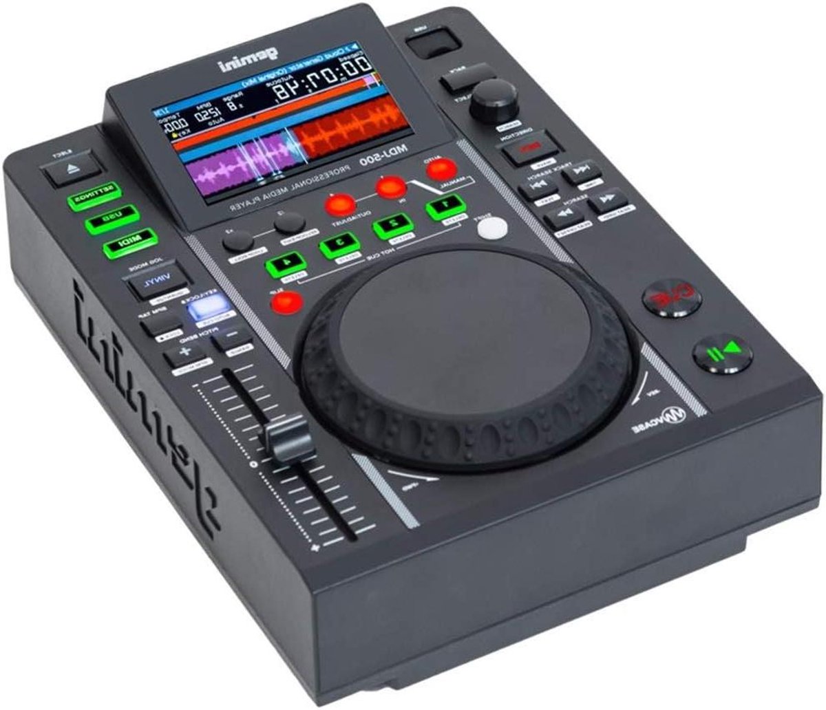DJ Mediaspeler - CD Speler - Muziek Mixen - Groot Kleurendisplay - 333 x 304 x 114 mm - Zwart