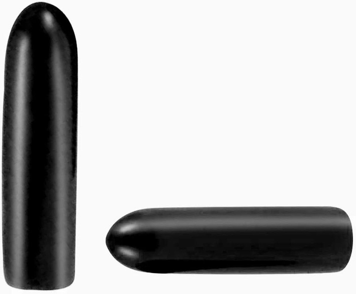Schroefdraadbeschermers - Rubberen doppen - Onderdelen beschermen - Flexibel isolerend materiaal - 100 stuks 2mm - Zwart
