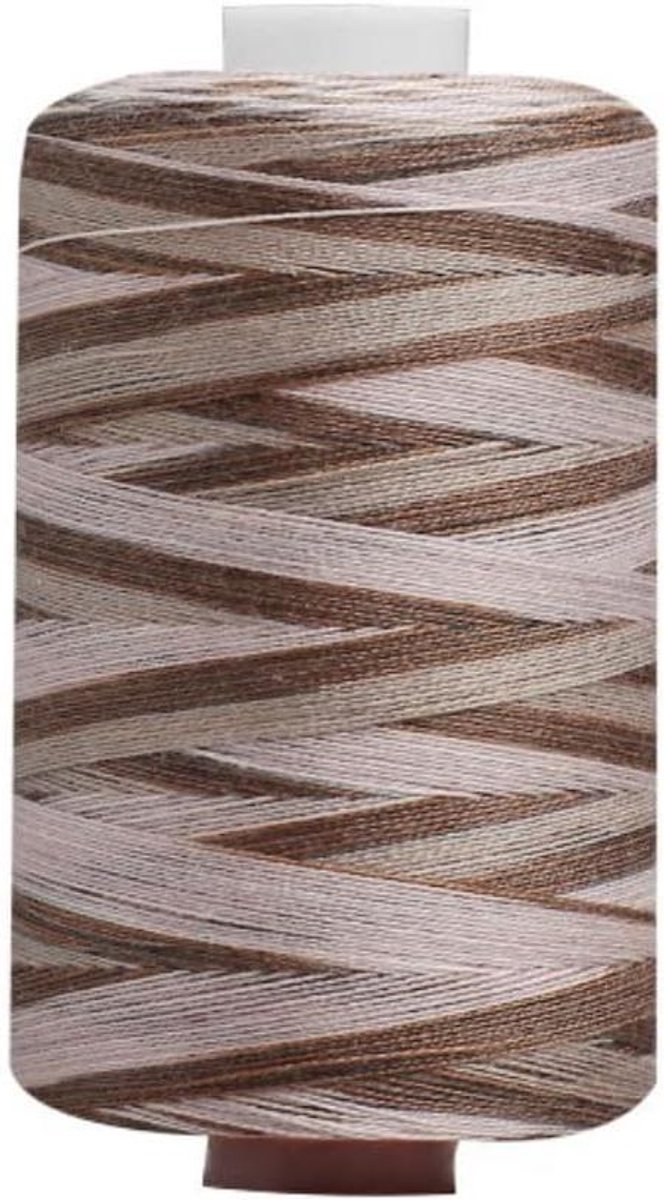 Naaigaren Polyester - Onderdraadspoelen Garen - Handen Machine Naaien - Duurzaam Slijtvast Garen - 1000 Yards Per Rol - Grijsbruin