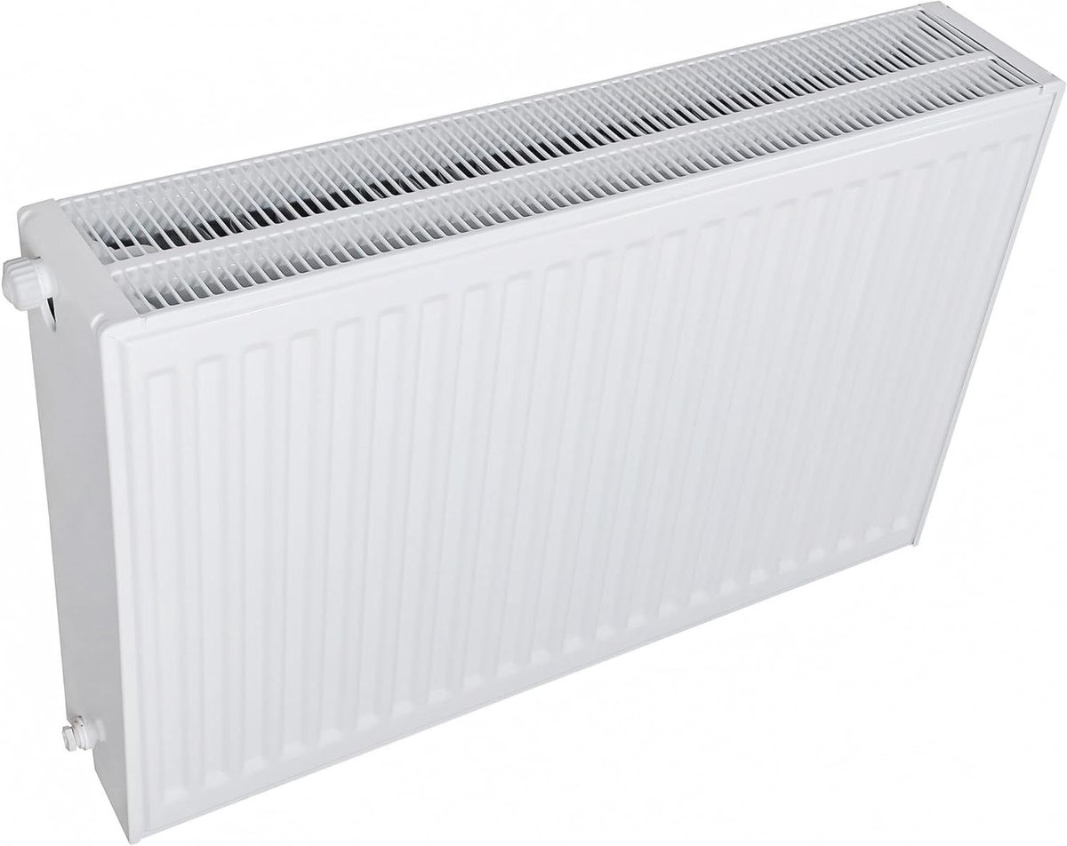 Universele Radiator - Compact Radiator - Ruimte Verwarmen - 6 Aansluitingen - 900x500 mm - Wit