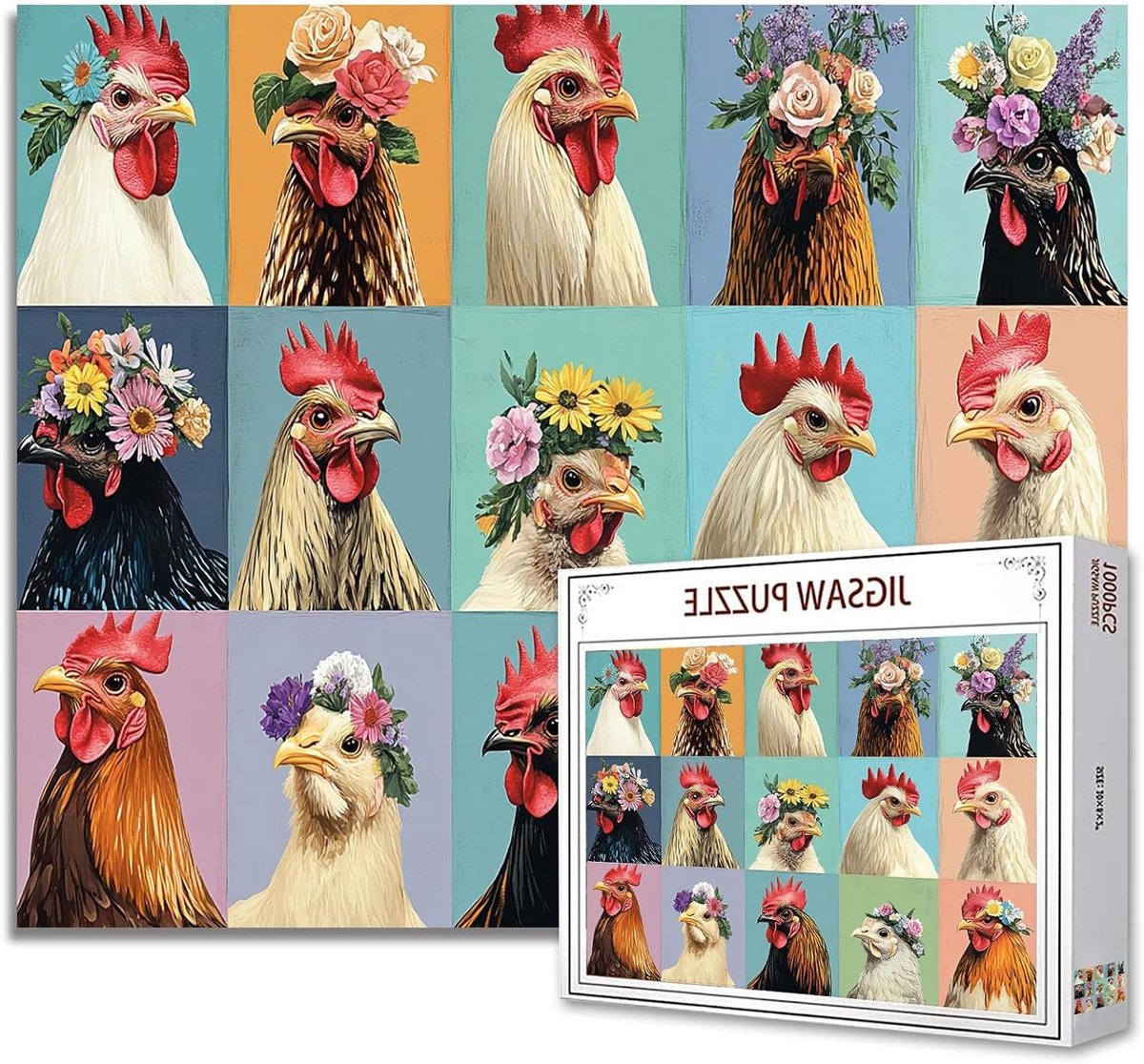 Puzzel 1000 stukjes - Legpuzzel Volwassenen - Ontspannende Hobby - Nauwkeurig Gesneden Delen - 50 x 70 cm - Veelkleurig