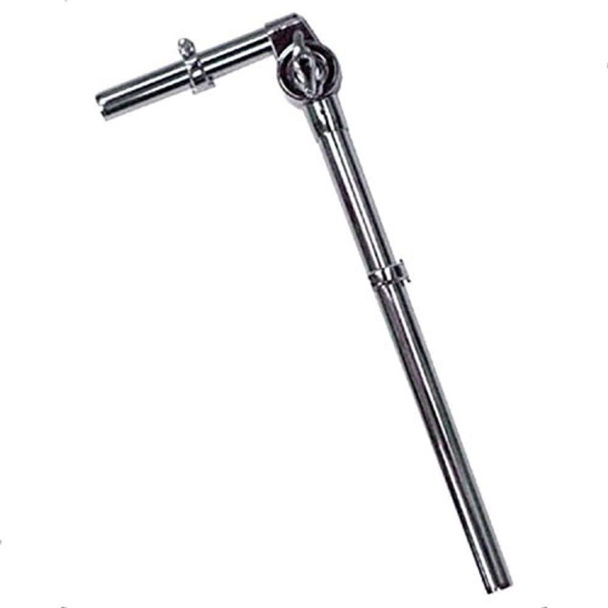 Tomhouder - Tom arm - Drumstel Monteren - Extra korte arm - 3 inch - zilver