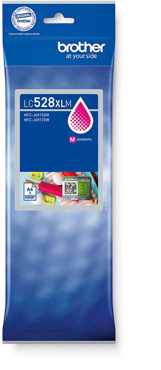 Brother LC528XLM inktcartridge 1 stuk(s) Origineel Ultrahoog rendement Magenta