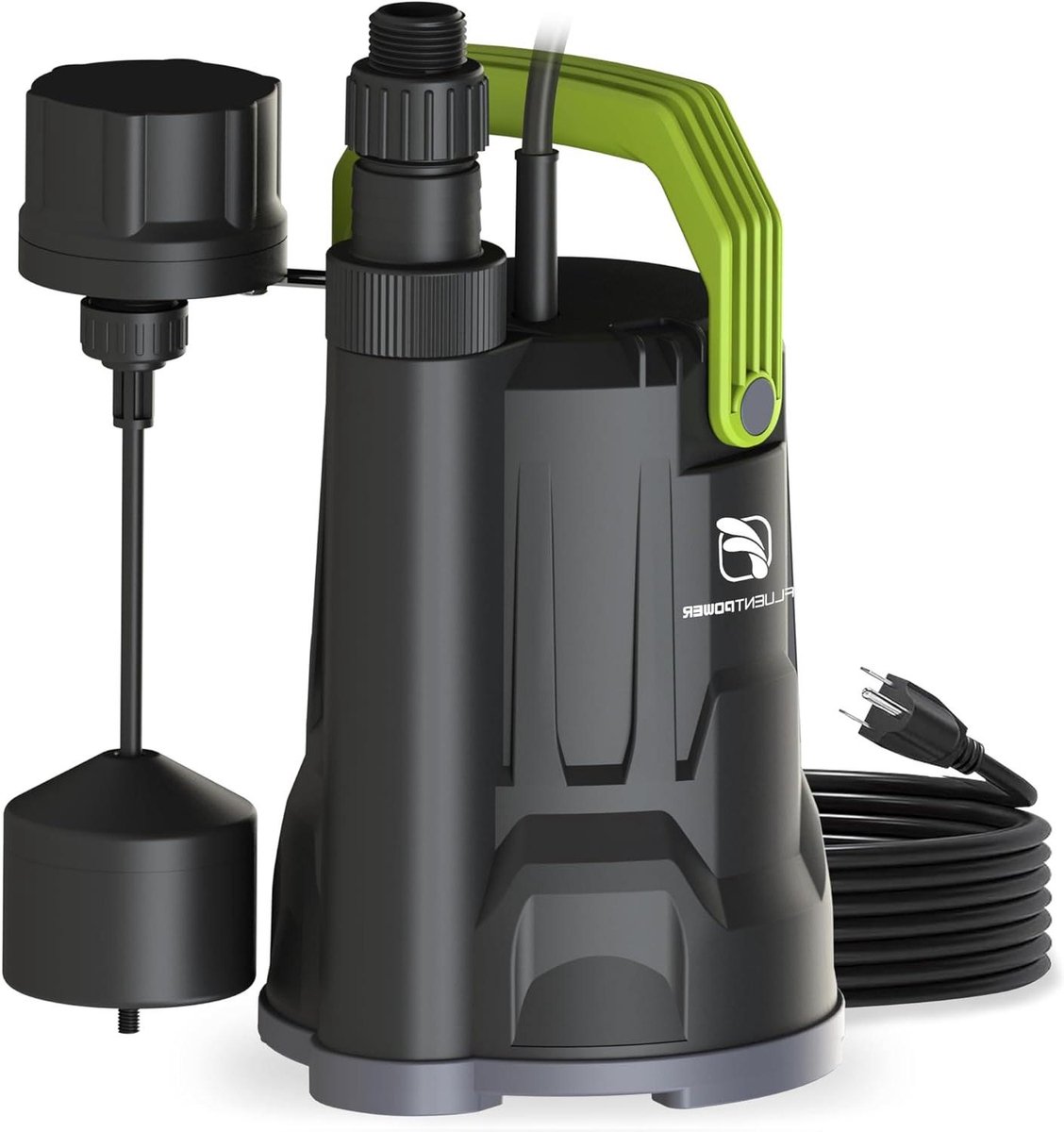 Dompelpomp - Waterpomp - Kelder Leegpompen - Met Vlotterschakelaar - 3/4 pk - Zwart