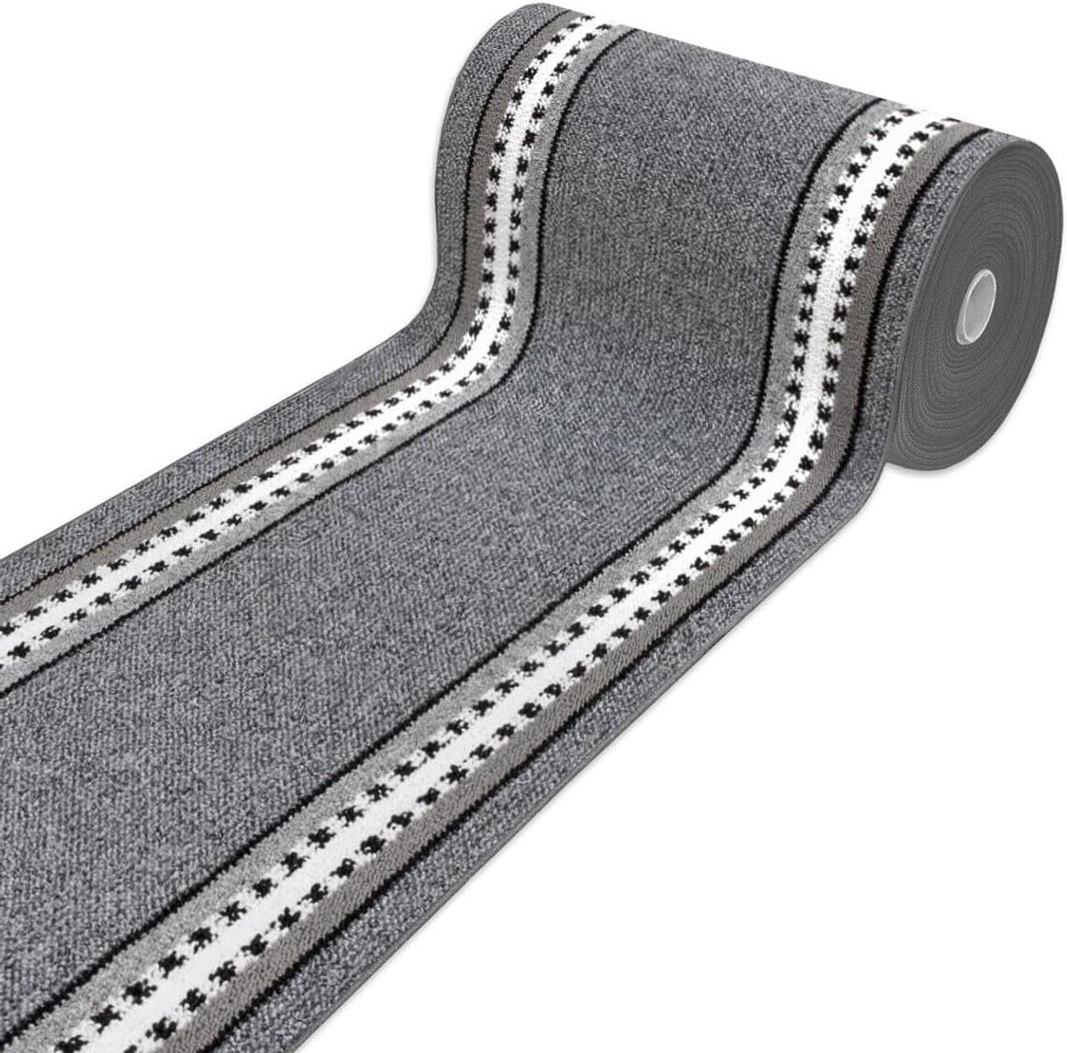 Keuken loper - Antislip tapijt - Veilig werken - 100% Made in Italy - 57 x 360 cm - Grijs
