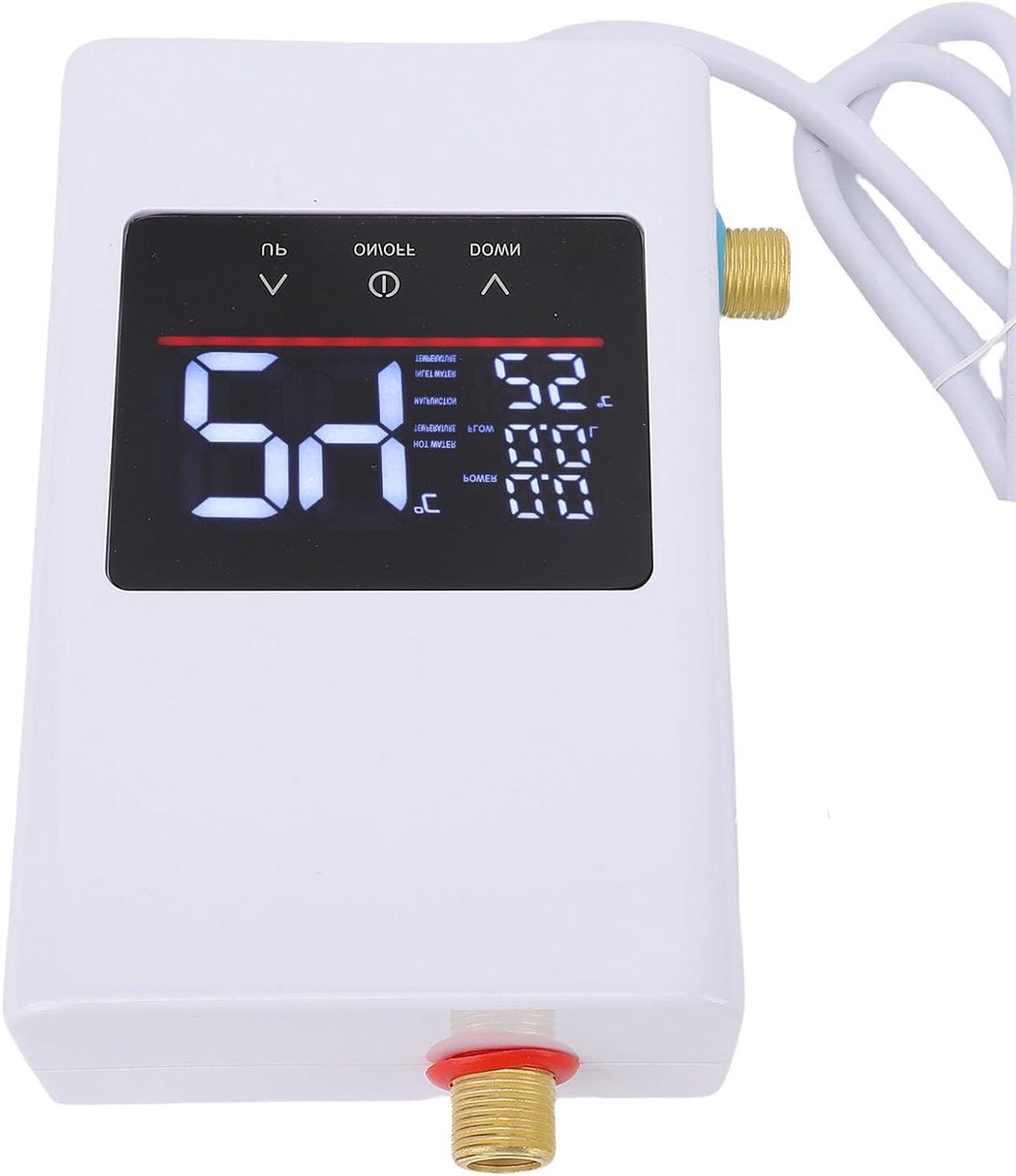 Directe Waterverwarmer - Boiler Compact - Direct Warm Water - Tactiel LCD Scherm - 29 x 29 x 10 cm
