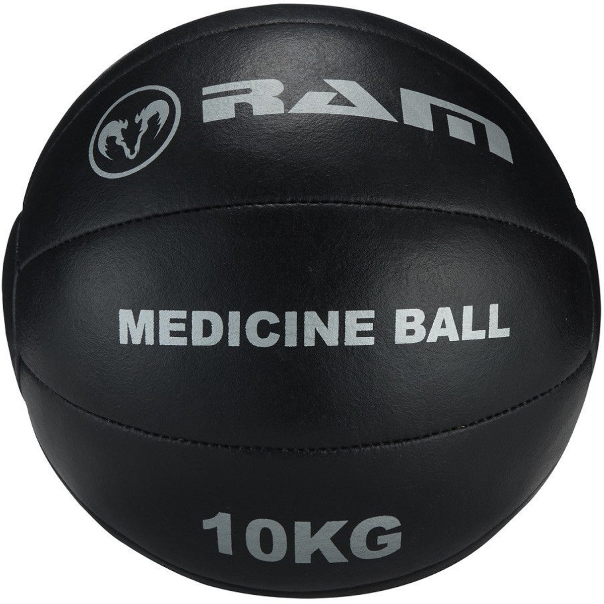 Medicine Ball - Zwart Leder - 10 KG