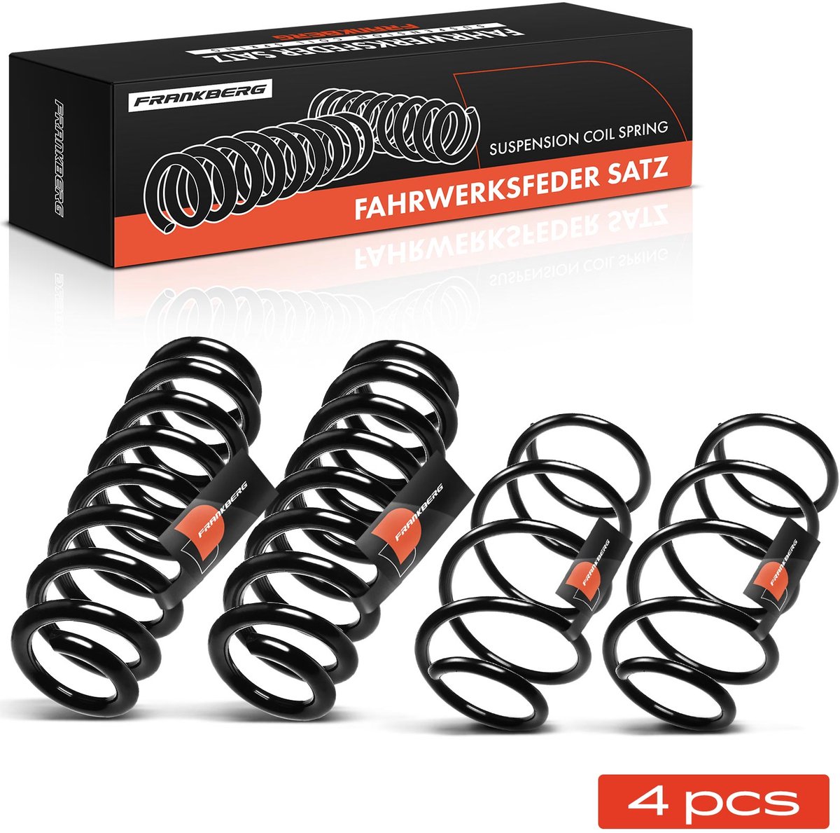 Frankberg 4x Veer Vooras Achteras voor BMW 3er Cabrio E93