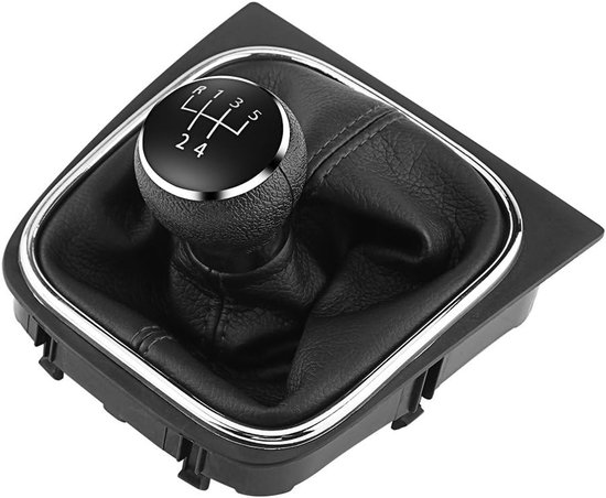 Schakelpook Knop - Versnellingspook Cover - Auto Interieur Upgrade - Ergonomisch Ontwerp - 5 Versnellingen - Zwart van Merkloos — afbeelding 4
