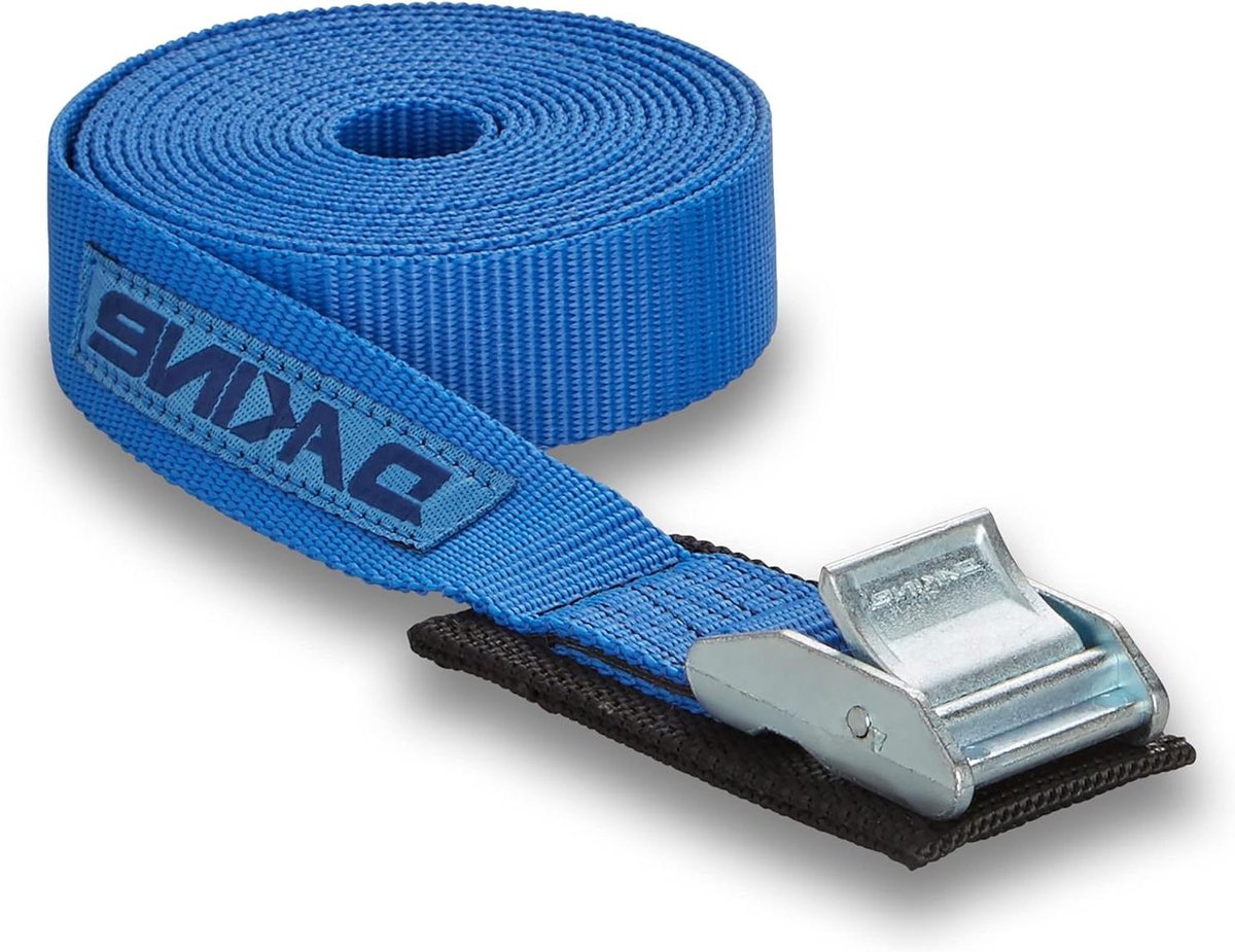 Bevestigingsband - Spanband Bootstraps - Boottrailer Beveiligen - Duurzaam Ontwerp - 6 Meter - Blauw