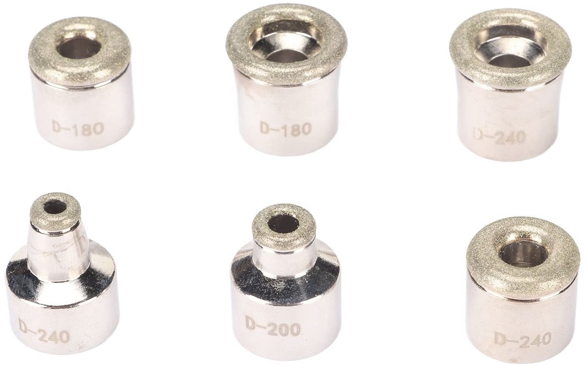 Allecto - Diamond Tips - 6 Stuks Vervangtips voor Huidverzorging