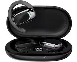 Draadloze on-ear Oortjes – met oplaadcase – Bluetooth Oortjes – Geschikt voor Apple en Android – Touch Control Open Oor waterdichte sport oortelefoon Oortjes