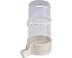 Drinkfontein Vogel - Waterdispenser Vogels - Water Geven - Transparante Kolom - 400 ml - Doorzichtig
