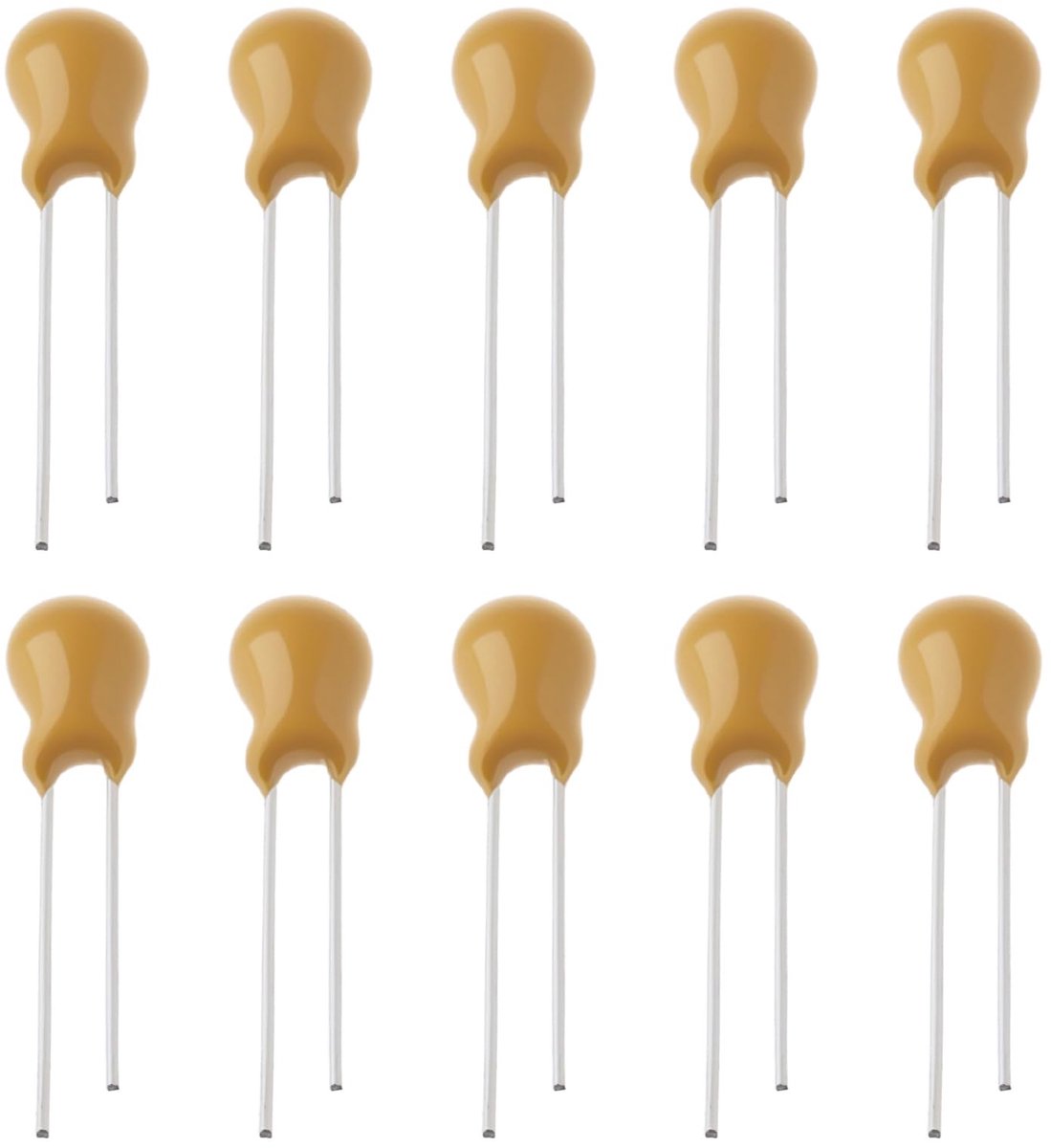 Allecto - stuks 10uF 35V Tantalum Condensatoren voor Computer en DIY Projecten