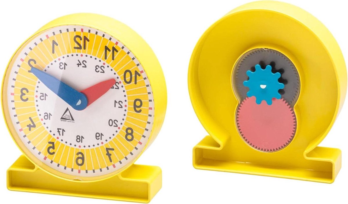 WISSNER 90202 active learning - Small learning clock with handsset - RE-Plastic