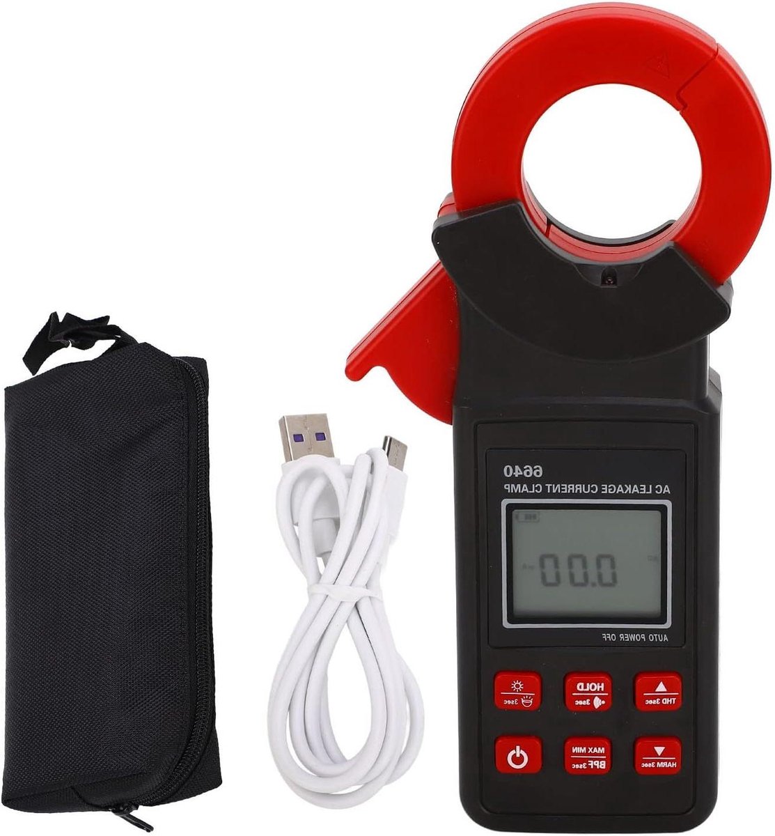 Klem Huidige Meter Echte RMS Huidige Ampenter Hoge Nauwkeurigheid Anti Interferentie Backlight AC Lekkage Huidige Klem Tester
