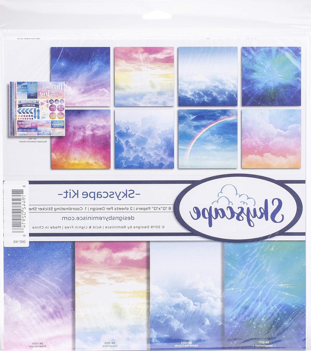 REMINISCE Skyscape Collectie 12X12, Multi Color Palet, One Size