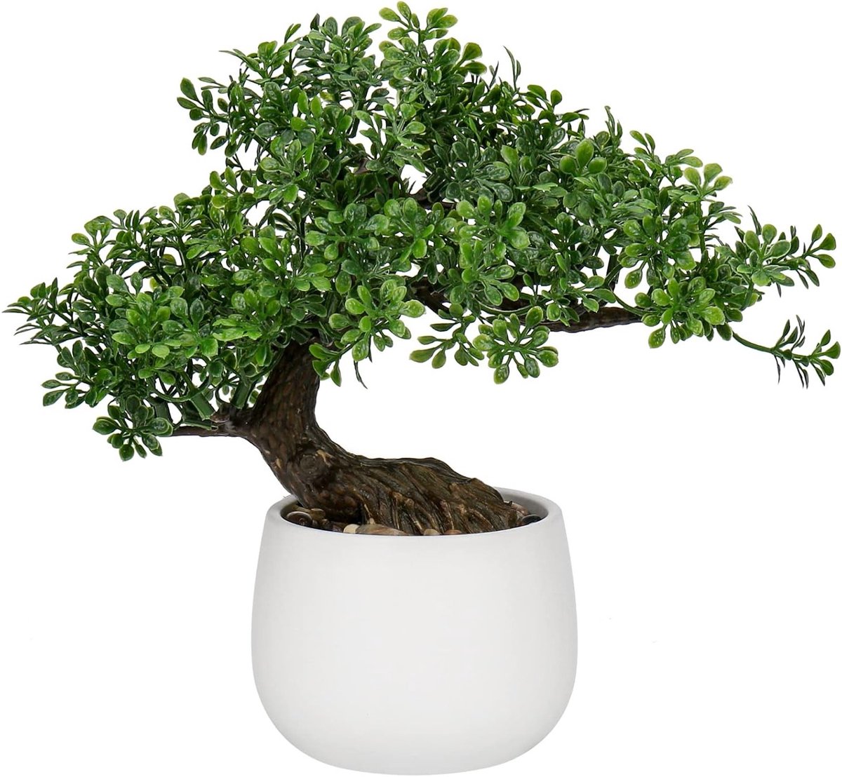 Kunstmatige Bonsai in Keramische Potten - Japanse Decoratieve Planten voor Thuis, Kantoor en Slaapkamer Decoratie