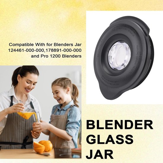 Blender Deksel - Pot Deksel Cover - Keuken Apparatuur - Vervangend Onderdeel - Standaard Maat - Zwart — afbeelding 3