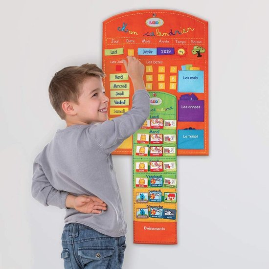 Weekplanner en Kalender voor Kinderen vanaf 3 Jaar - Leer Werkdagen en Activiteiten — afbeelding 4