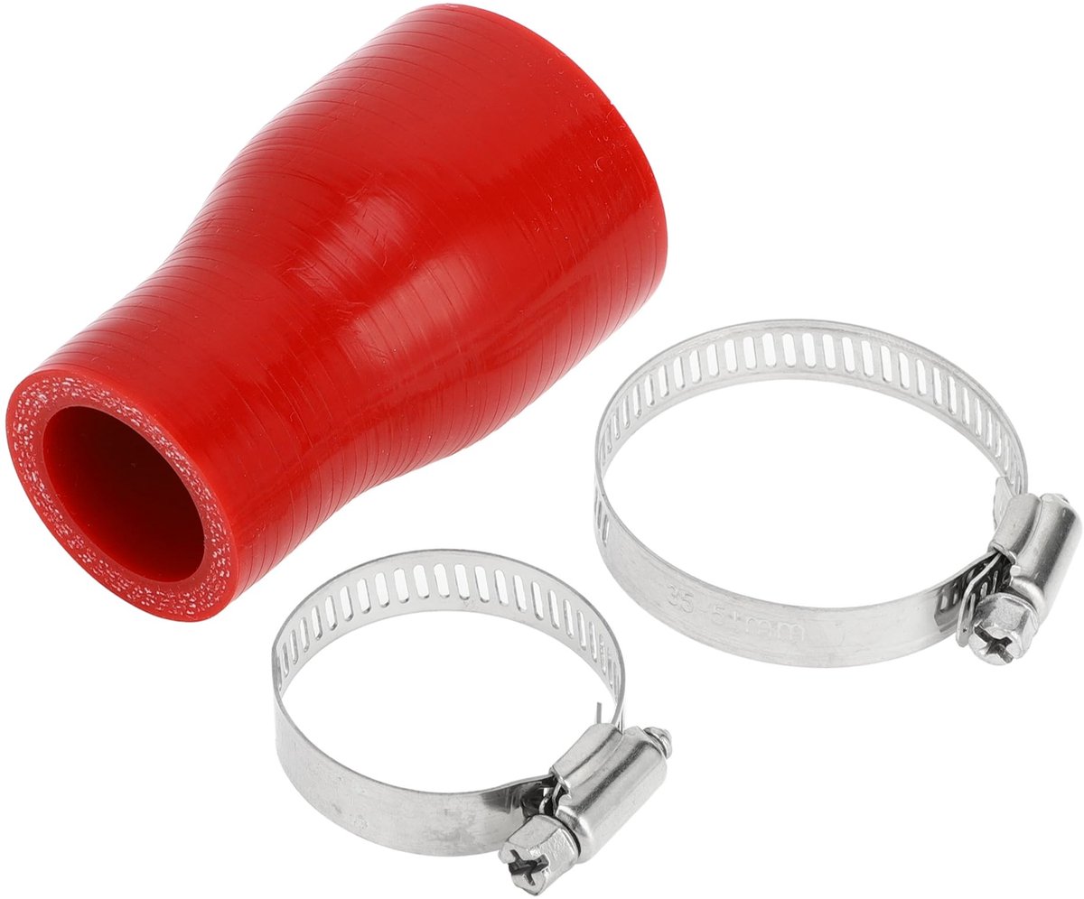 NTH products- Koelslang Siliconen - Rood - Binnendiameter 25-38mm - Lengte 76mm - Temperatuur tot 300°C - Meerlaags Weefsel - Siliconenslang