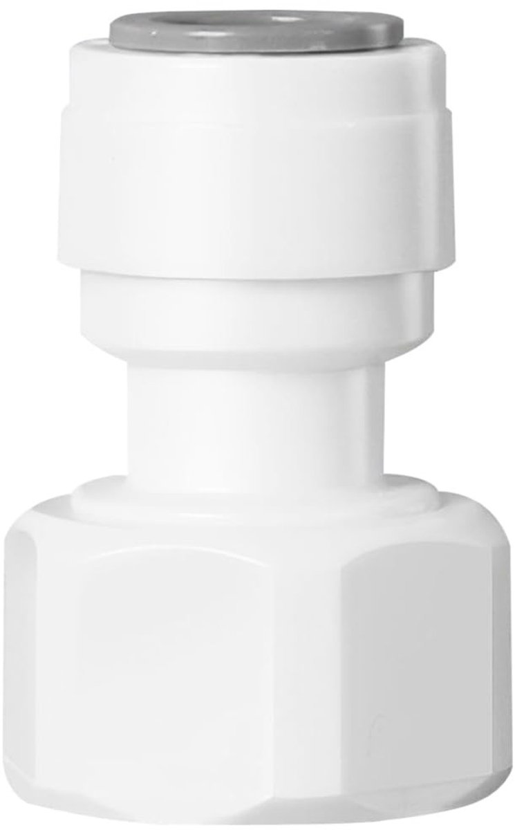 MTTproducts- Waterfilteraansluiting - 1/2 Inch Vrouwelijke Draad - 3/8 Inch Osmose Aansluiting - Hoogwaardige POM Materialen - Eenvoudige Verbinding - Voedselveiligheid - Waterfilter