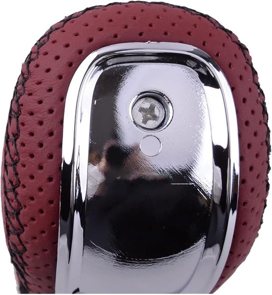 Pookknop Auto - Schakelpookhoes Versnellingspook - Verbeteren Rijervaring - Ergonomisch Ontworpen - Universeel - Rood — afbeelding 5