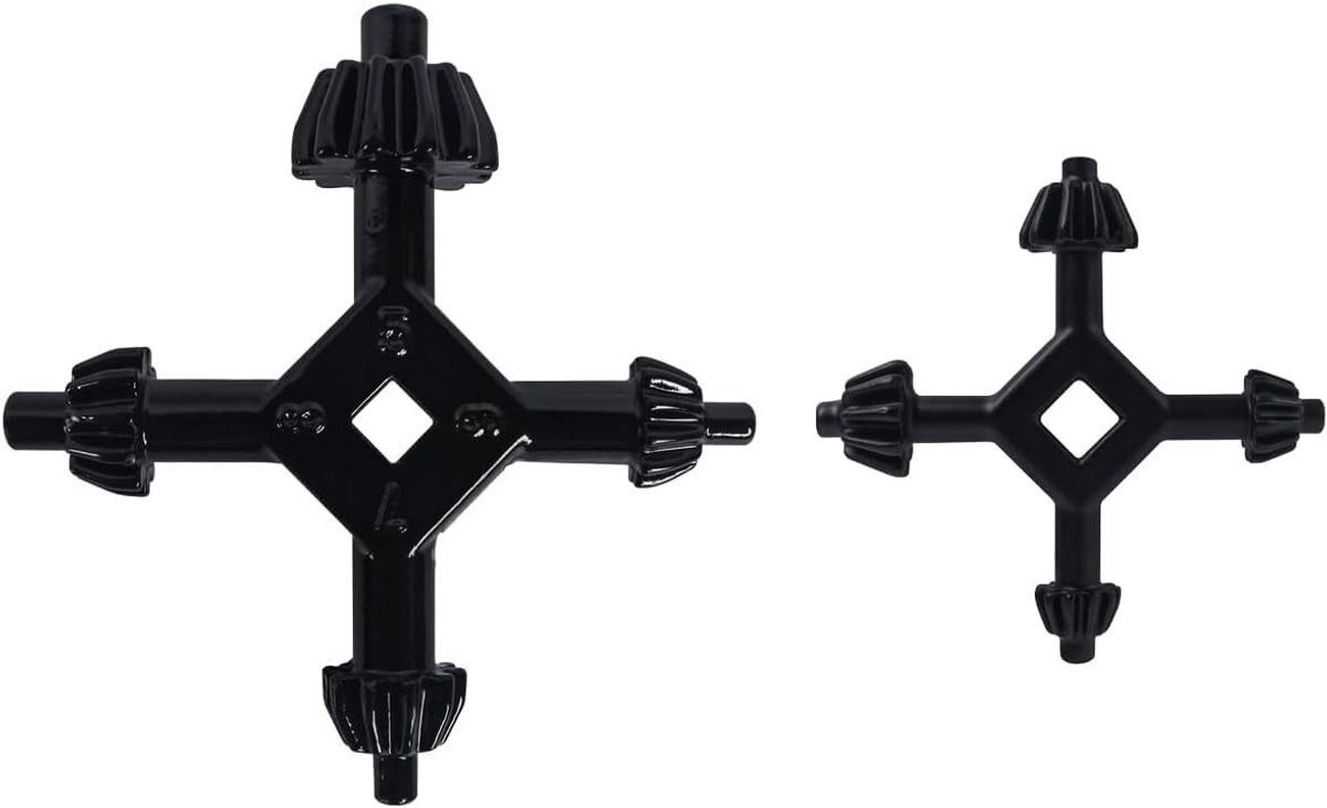 Cosensi - Chuck Wrench - 4-in-1 chuck sleutel - Perfect voor handboor - Universele sleutel - Voor de meeste boormachines - Hoogwaardige staal