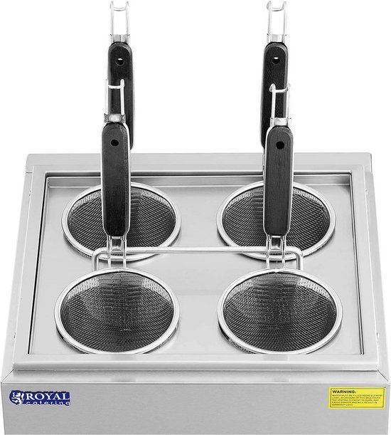 Professionele Pastakoker met 4 Manden RVS 3000W Temperatuur Instelbaar — afbeelding 2