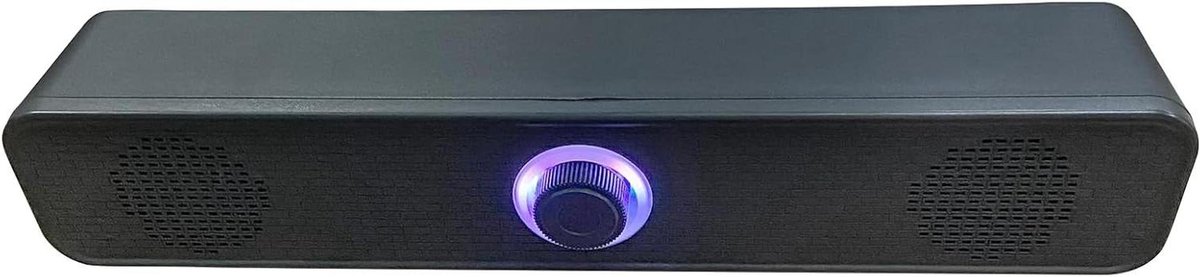 Computerluidspreker Soundbar - Desktop Audio - Meeslepende Audio - USB Stroomvoorziening - 32 cm Lang - Zwart