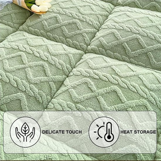 Opvouwbare Matras - Slaapmat - Comfortabel Slapen - Ergonomisch Ontwerp - 200x220cm - Wit — afbeelding 5