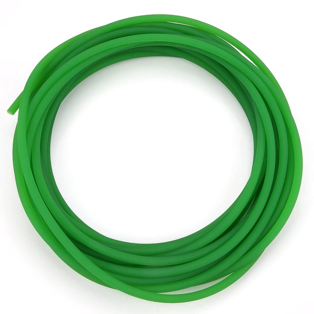 Ronde bevestigingsmiddelen voor PU aandrijfriemen - Groen, 6mm x 10m, duurzaam en flexibel